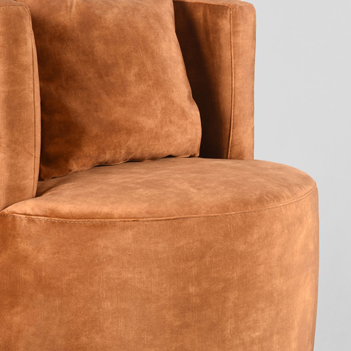 Fauteuil Evy | Velours Oker