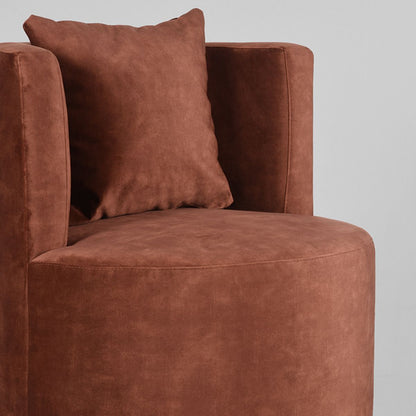 Fauteuil Evy | Velours Rust