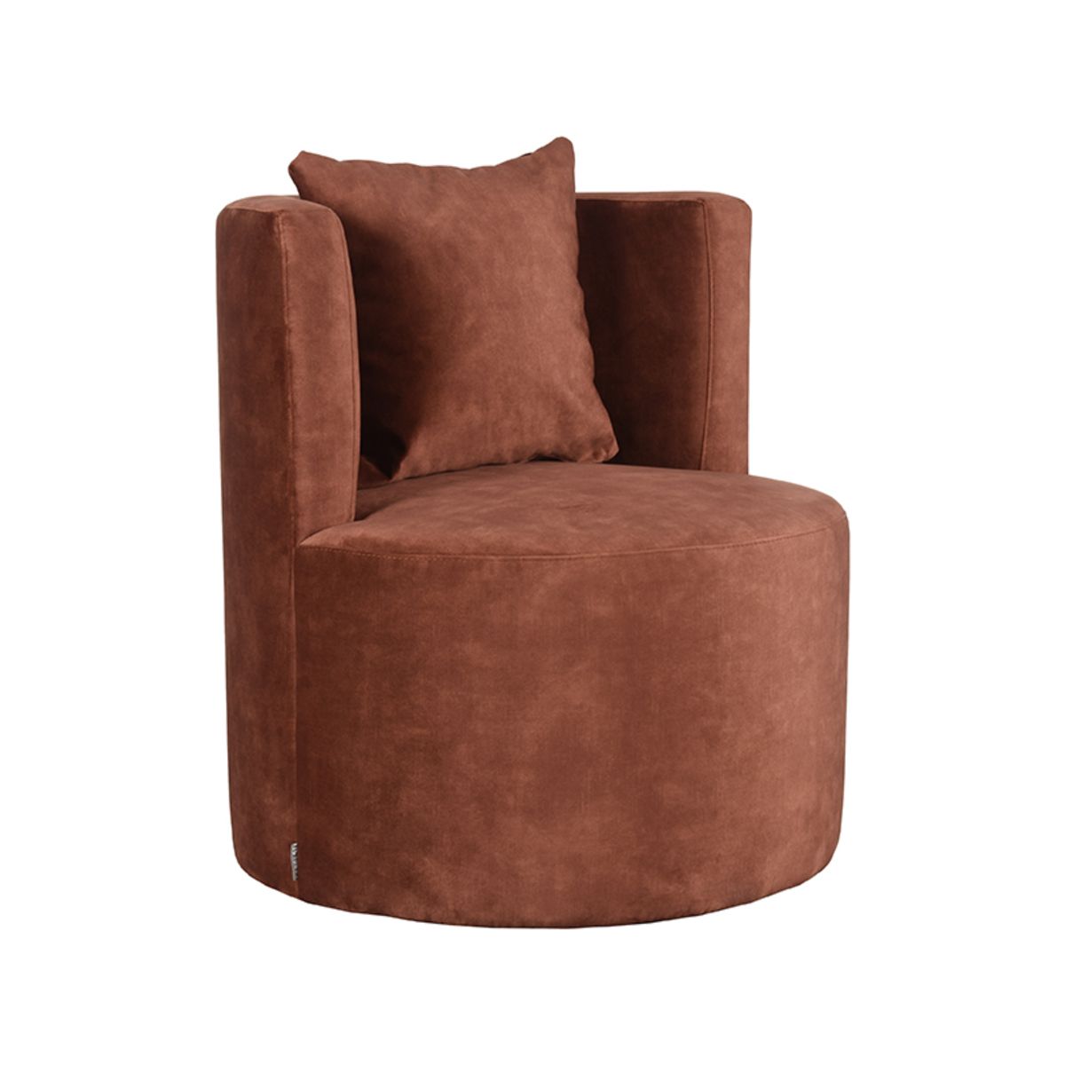 Fauteuil Evy | Velours Rust