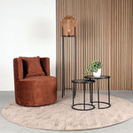 Fauteuil Evy | Velours Rust