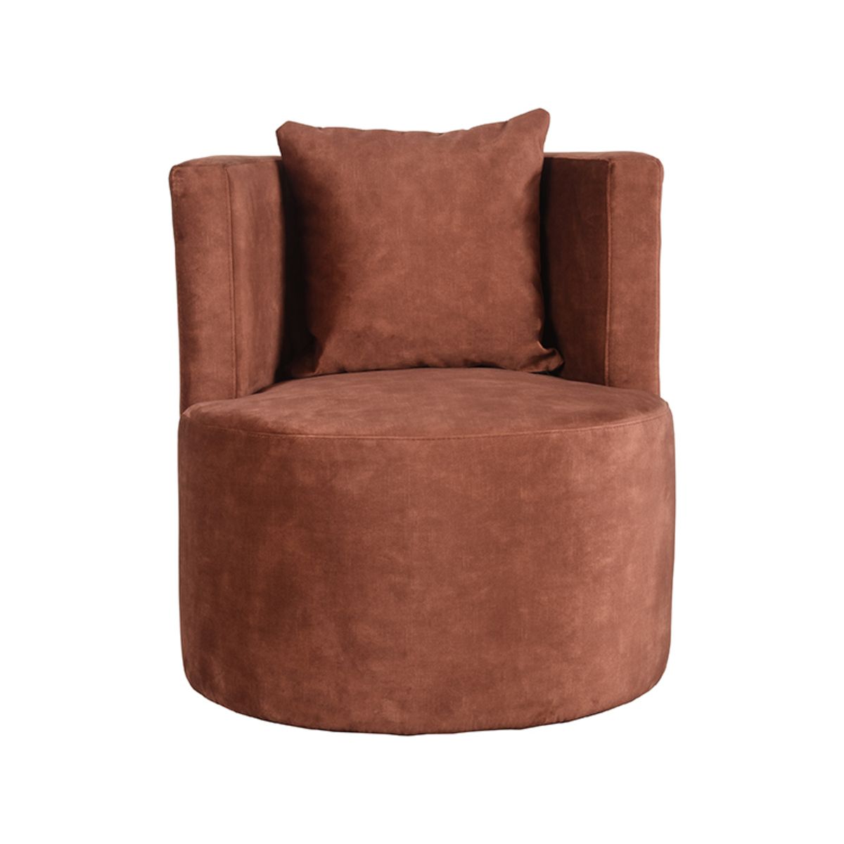 Fauteuil Evy | Velours Rust