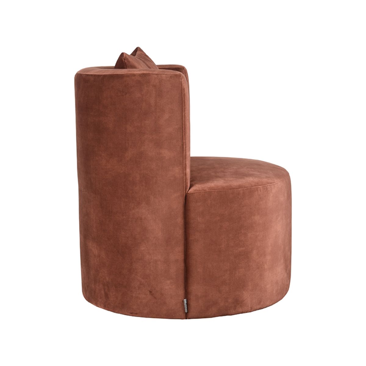 Fauteuil Evy | Velours Rust