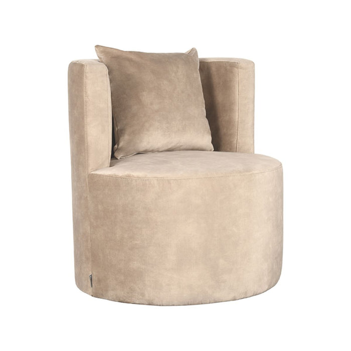 Fauteuil Evy | Velours Zand