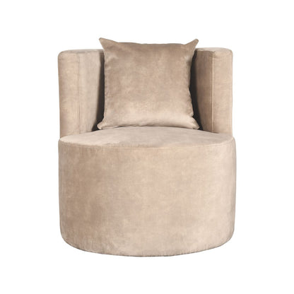 Fauteuil Evy | Velours Zand