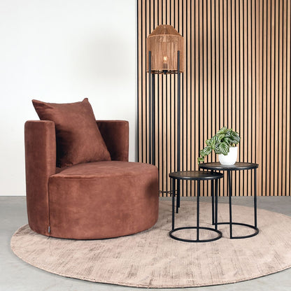 Fauteuil Evy | Velours