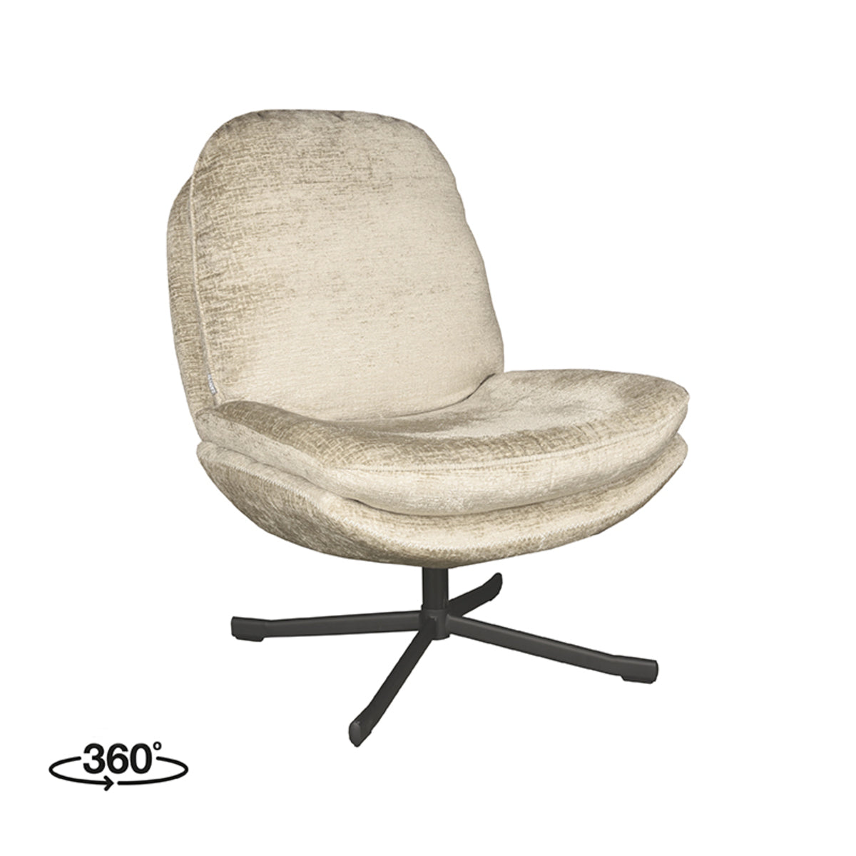 Fauteuil Noel | Beige Stof