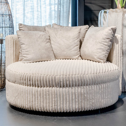 Fauteuil Fayen | Cream Ribstof