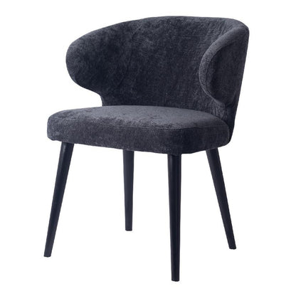 Eetkamerstoel Fiori | Antraciet Stof