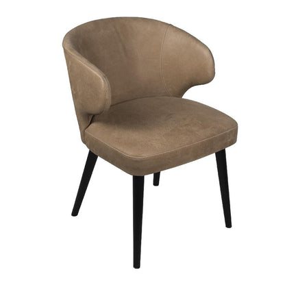 Eetkamerstoel Fiori | Taupe Terra Leer