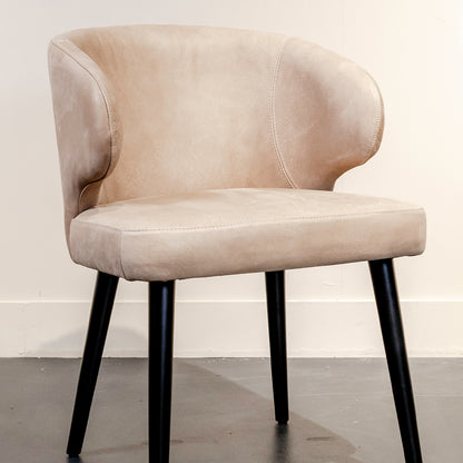 Eetkamerstoel Fiori | Taupe Terra Leer