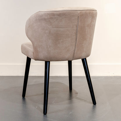 Eetkamerstoel Fiori | Taupe Terra Leer