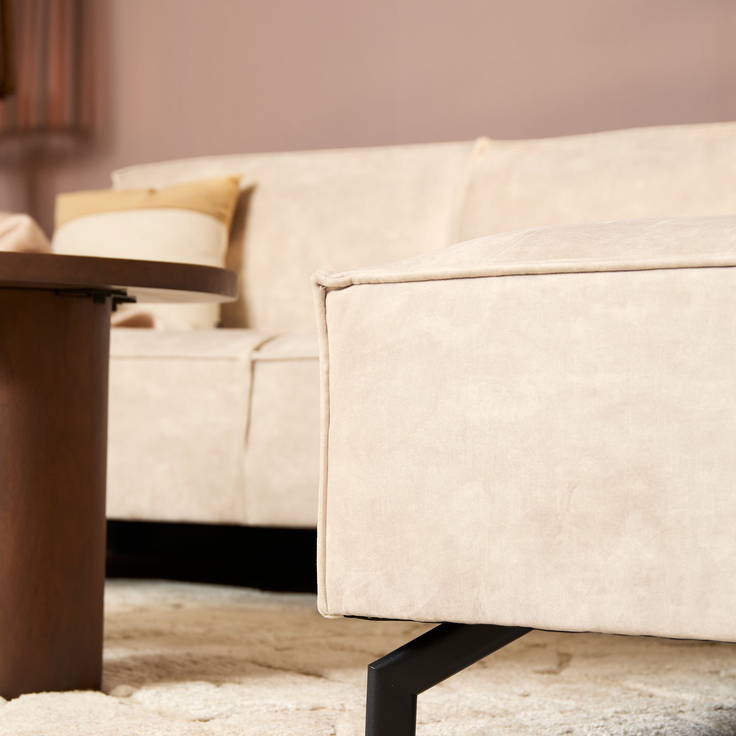 Hoekbank Floris | Velvet Beige