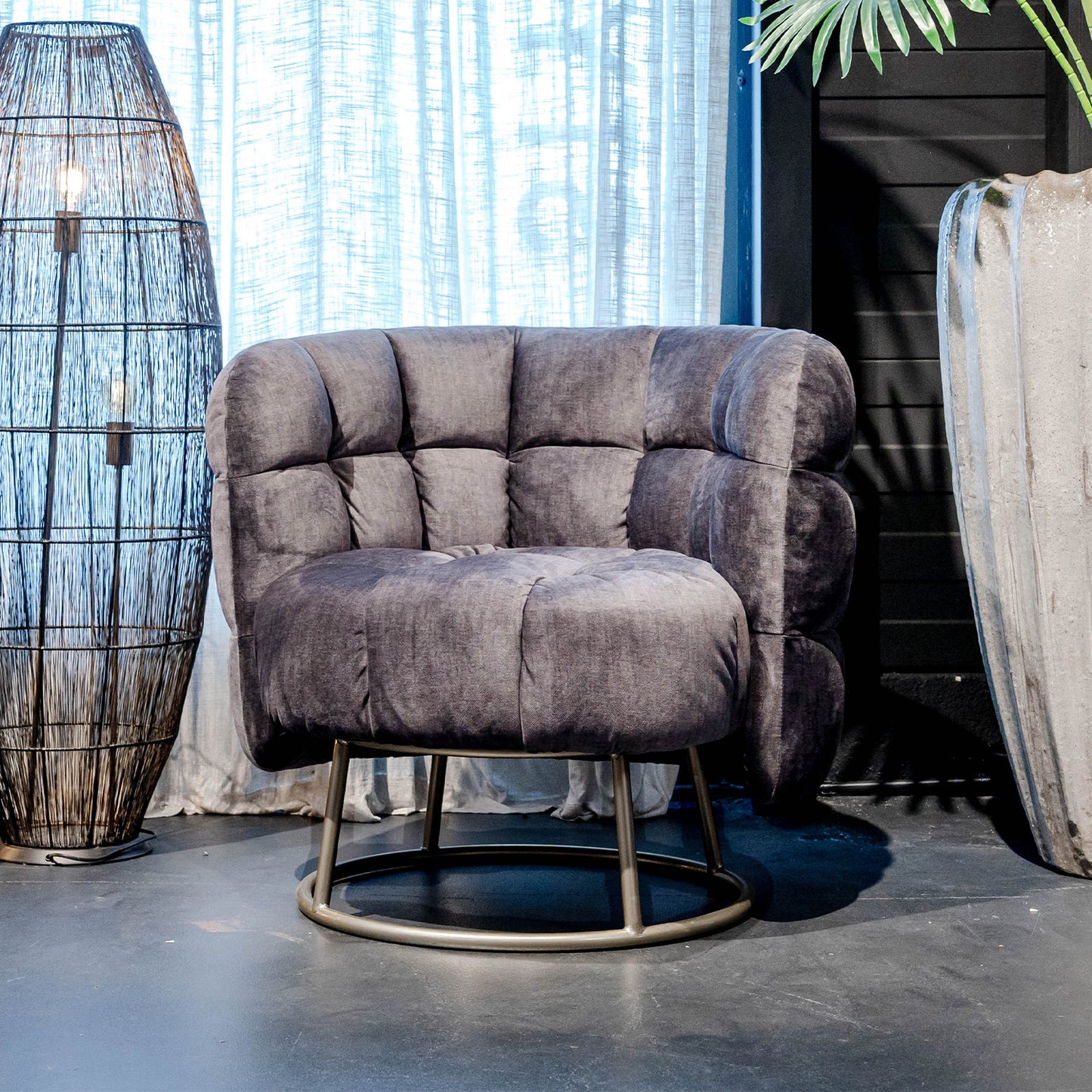 Fauteuil Fluffy | Grijs