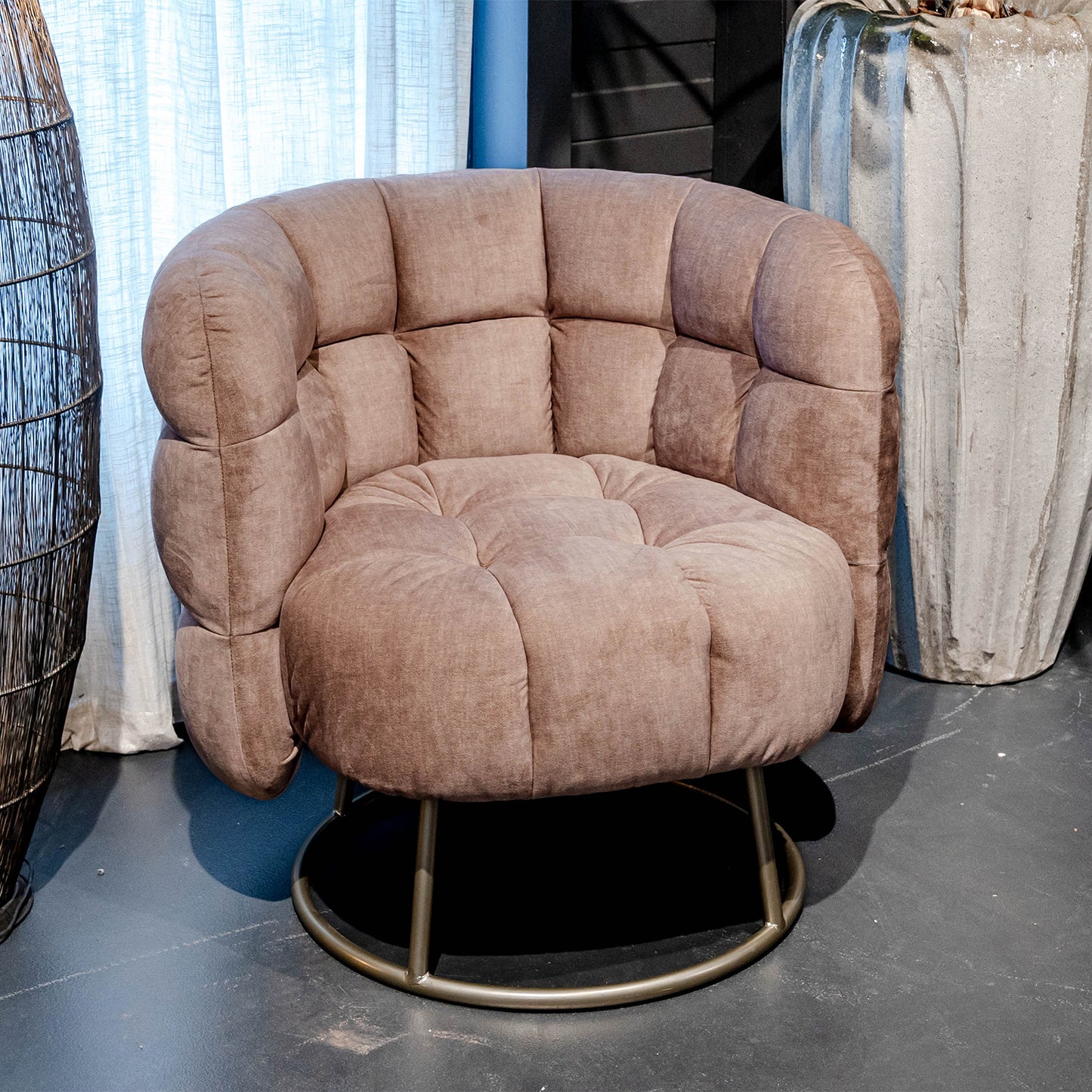 Fauteuil Fluffy | Roze
