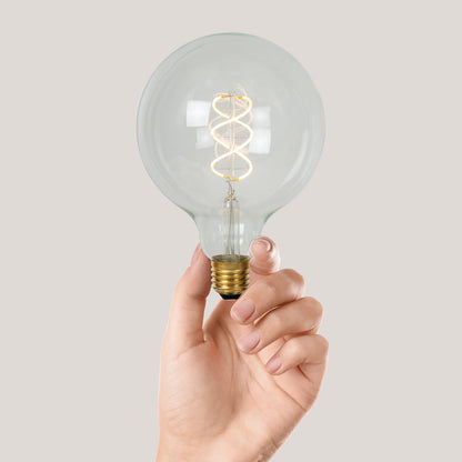 Lichtbron G125 | LED Dimbaar | Filament Bol Ø12,5 | Glas