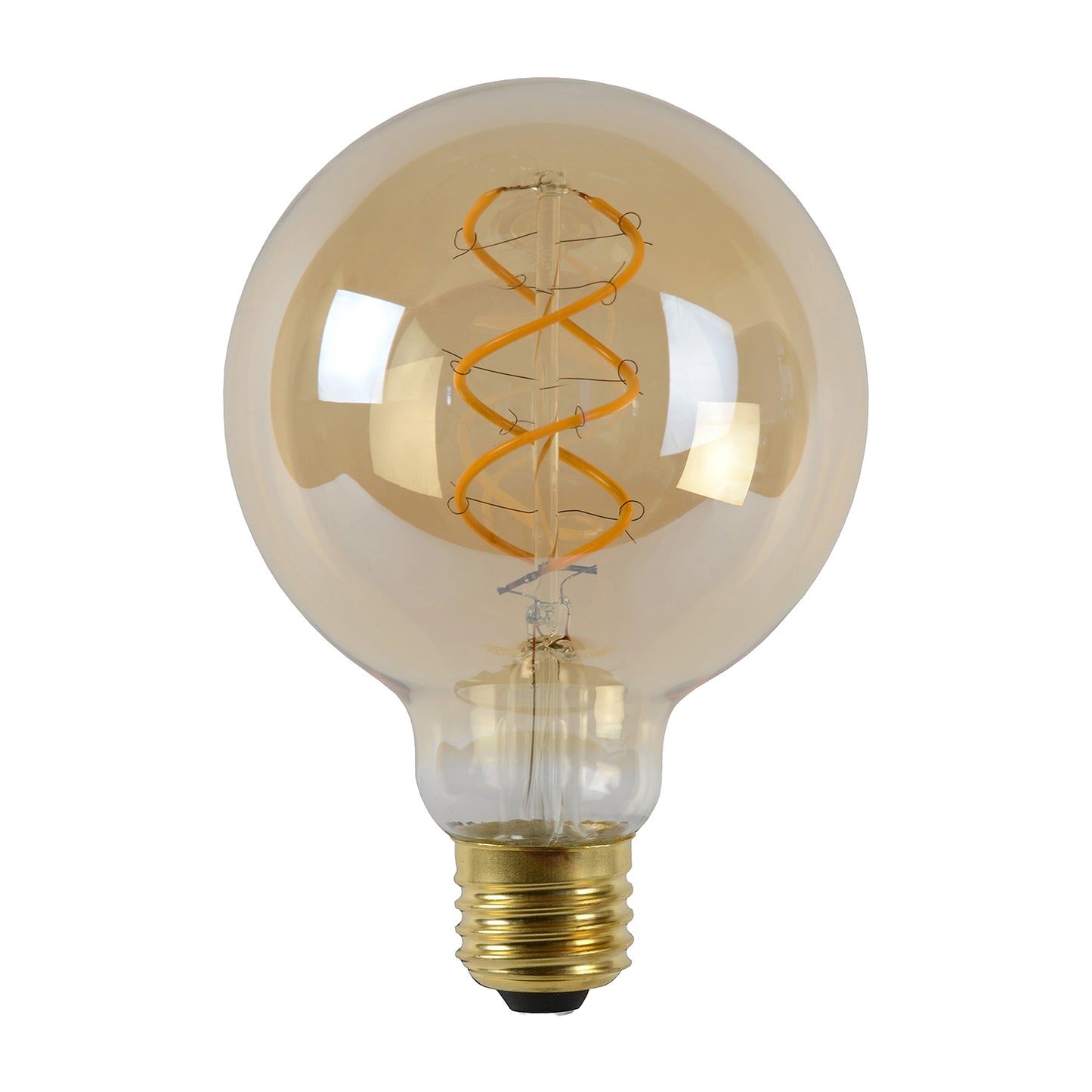 Lichtbron G95 | LED | Filament Bol Ø9,5 | Amberkleurig Glas