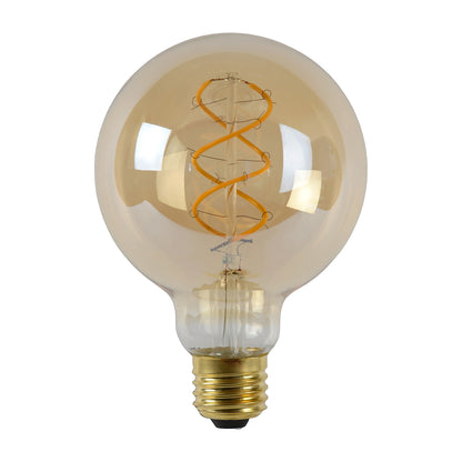 Lichtbron G95 | LED | Filament Bol Ø9,5 | Amberkleurig Glas