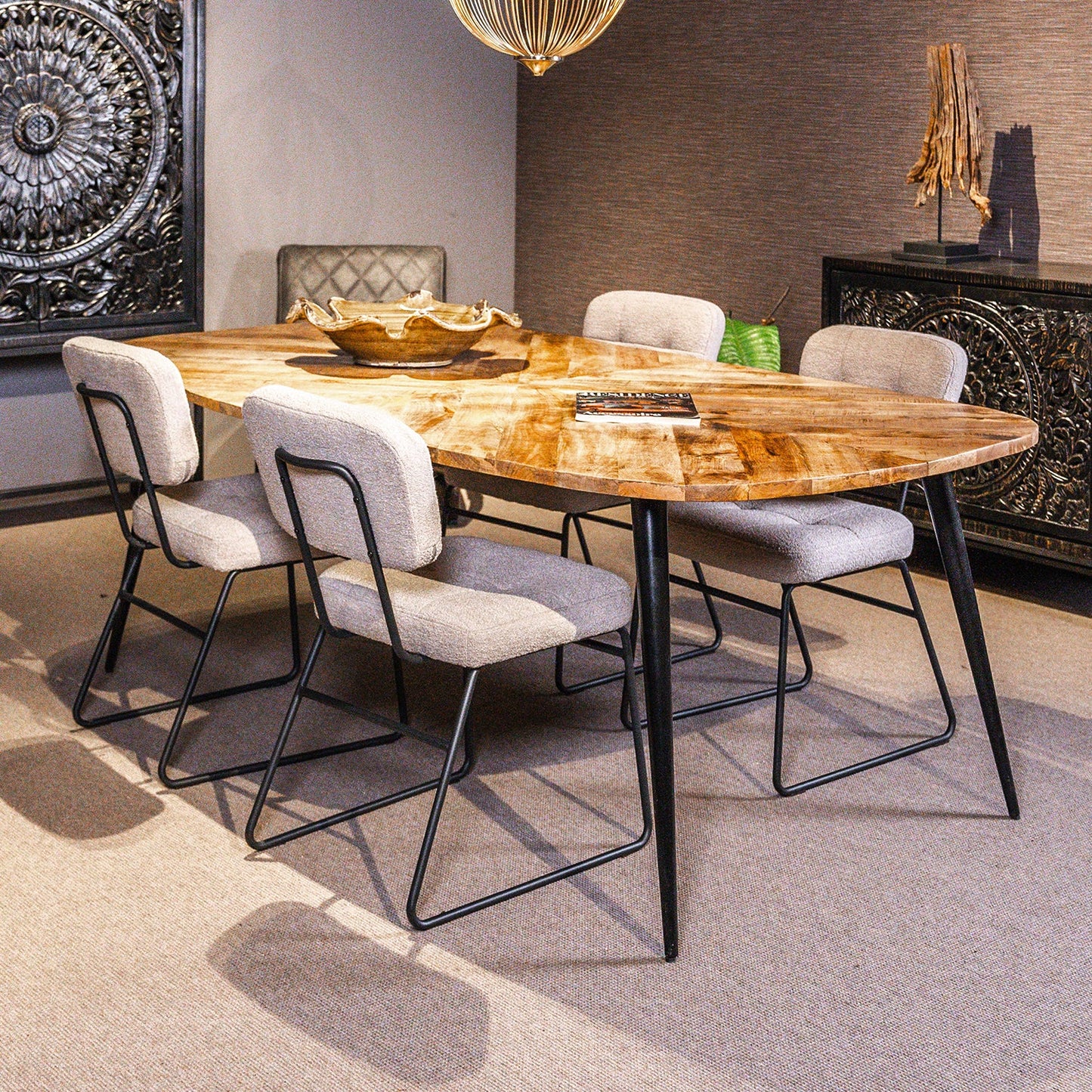 Eettafel Giovanni | Deens Ovaal | Mangohout