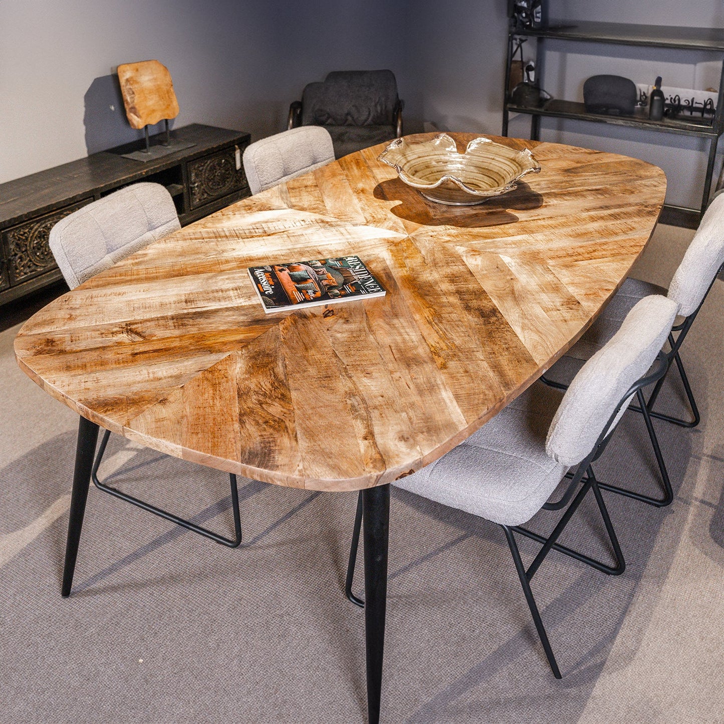 Eettafel Giovanni | Deens Ovaal | Mangohout