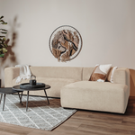 Hoekbank Glasgow | Cream