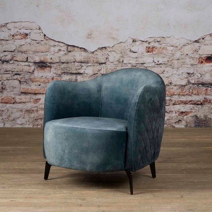Fauteuil Bondo | Velvet Blauw