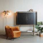 Fauteuil Bondo | Velvet Goud