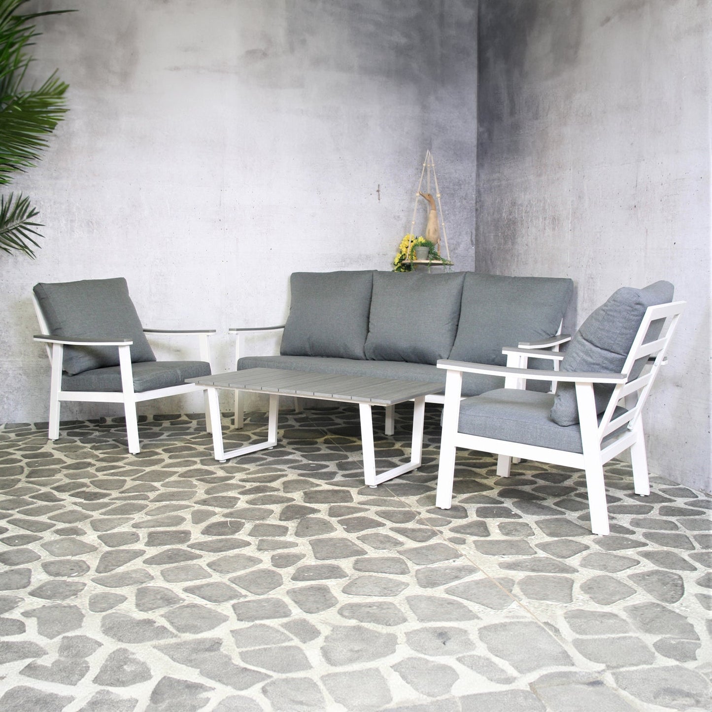 Loungeset Dublin | Loungeset | Wit