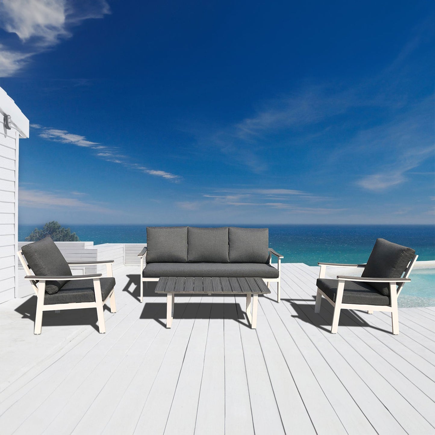 Loungeset Dublin | Loungeset | Wit