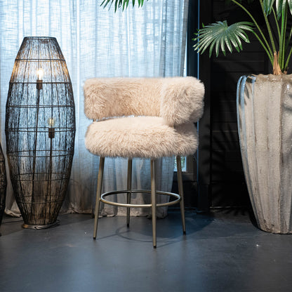 Barkruk Hair | Kookeiland of Bartafel | Cream