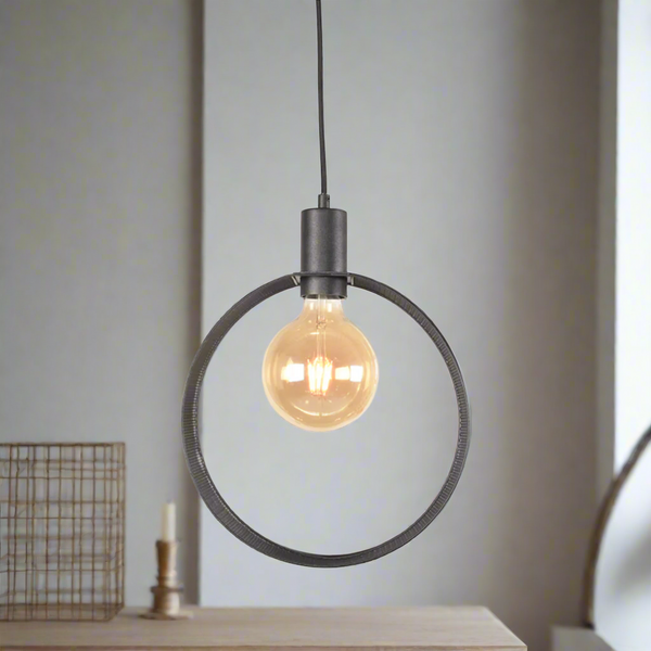 Hanglamp Ronda | Zwart Metaal