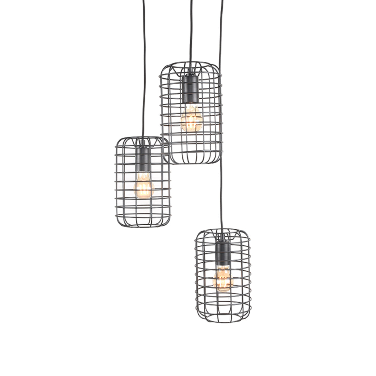 Hanglamp Solido | Zwart Metaal
