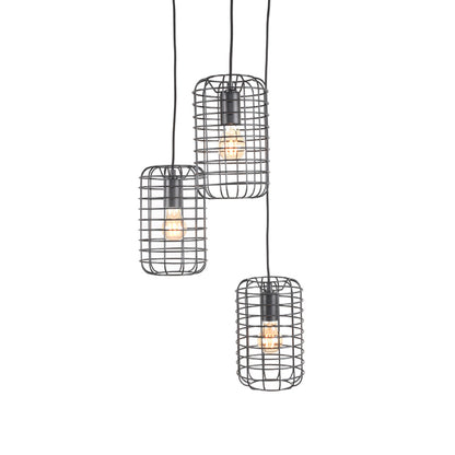 Hanglamp Solido | Zwart Metaal