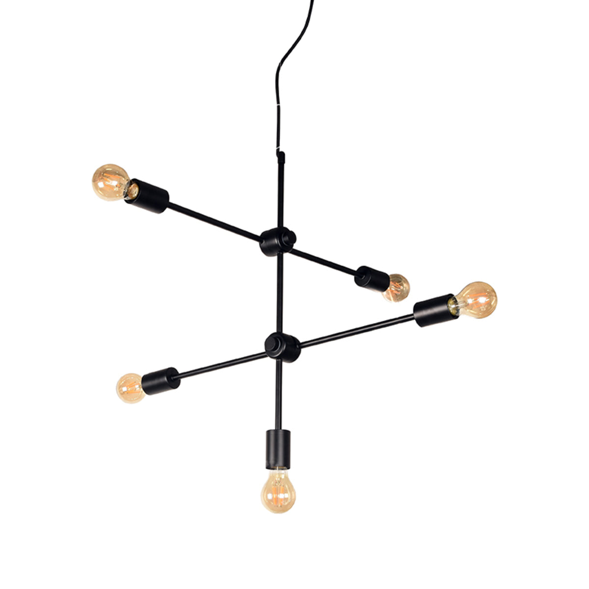 Hanglamp Stilo | Zwart Metaal