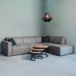 Hoekbank Kay | Taupe Micro Suède