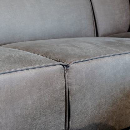 Hoekbank Kay | Taupe Micro Suède