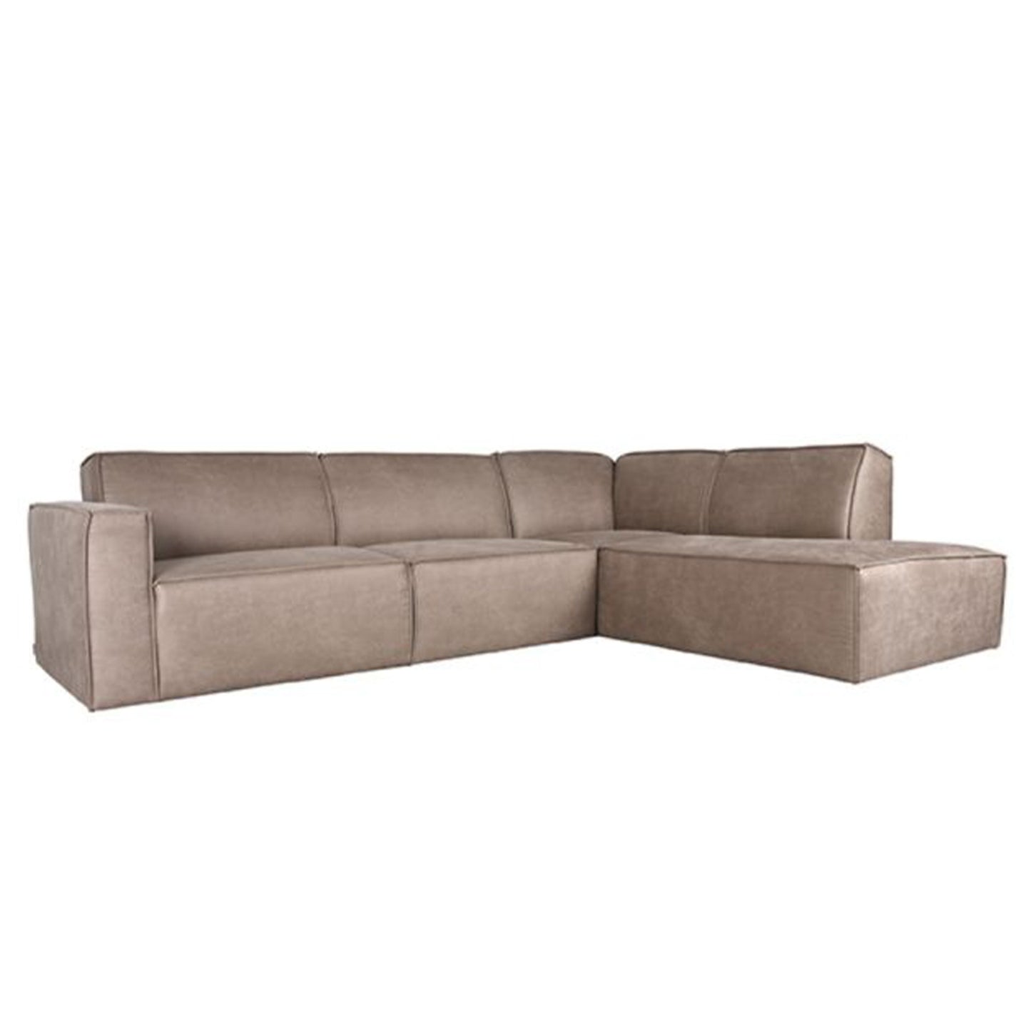 Hoekbank Kay | Taupe Micro Suède