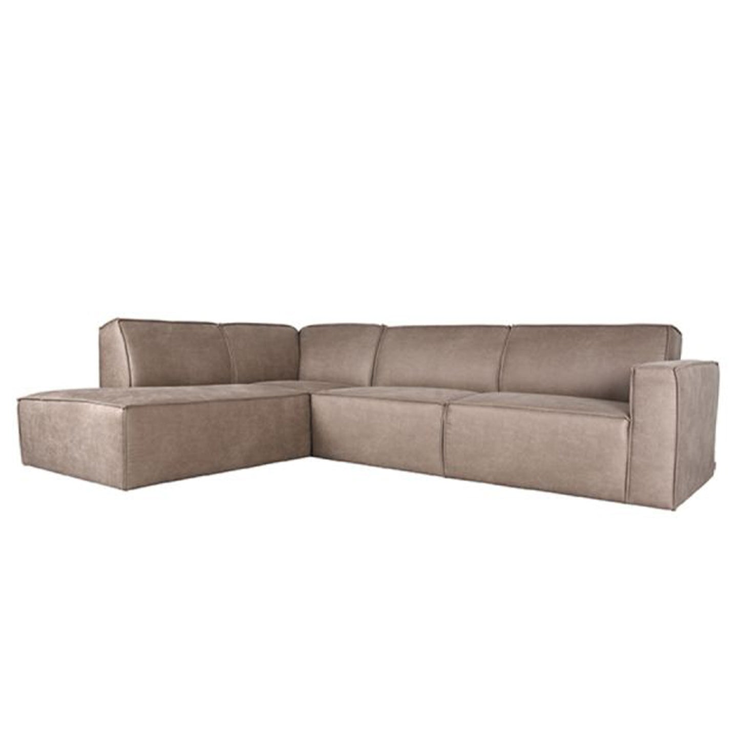 Hoekbank Kay | Taupe Micro Suède