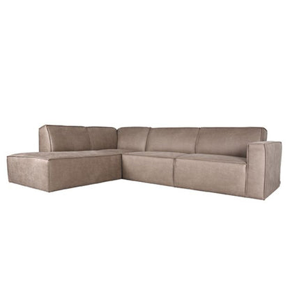 Hoekbank Kay | Taupe Micro Suède