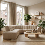 Hoekbank Vitoro | Beige Stof