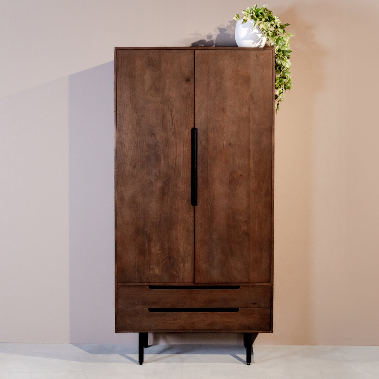 Opbergkast Rio | Espresso Mangohout