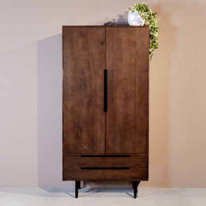 Opbergkast Rio | Espresso Mangohout