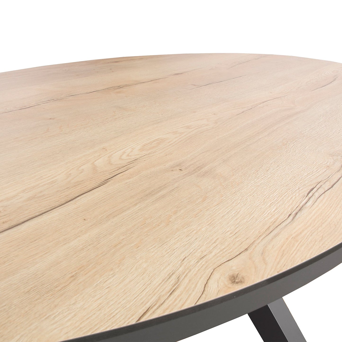 Tuintafel Brescia | Ovaal | Zwart Hout