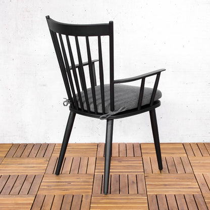 Tuinstoel Amsterdam | Zwart