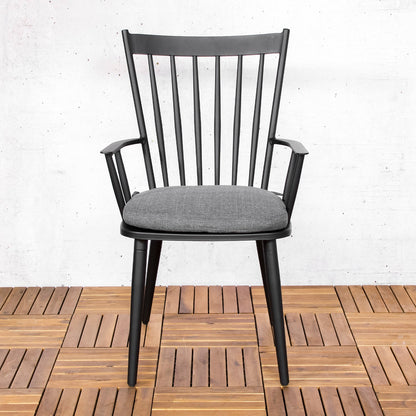 Tuinstoel Amsterdam | Zwart