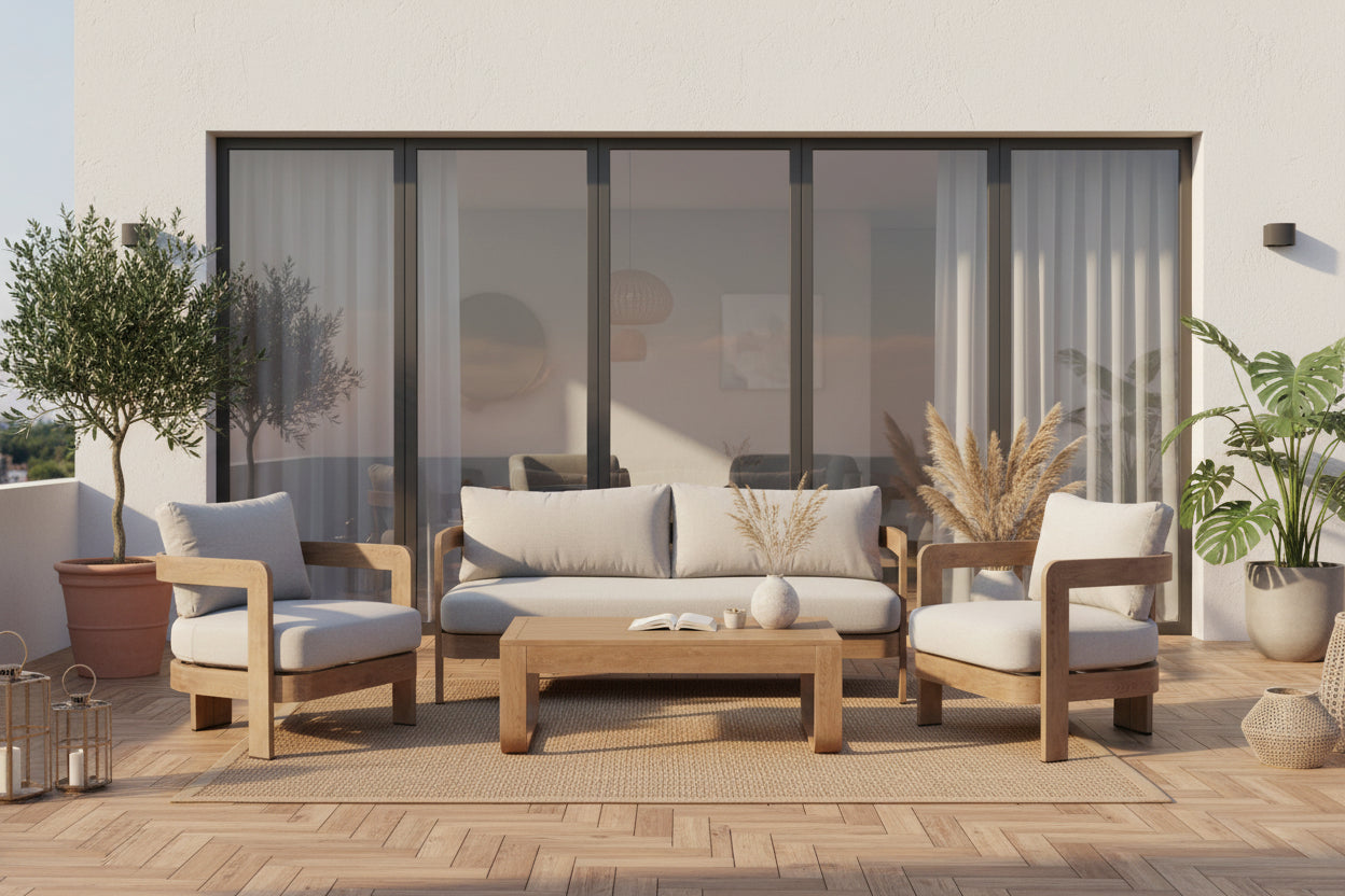 Loungeset Santiago Deluxe | Beige