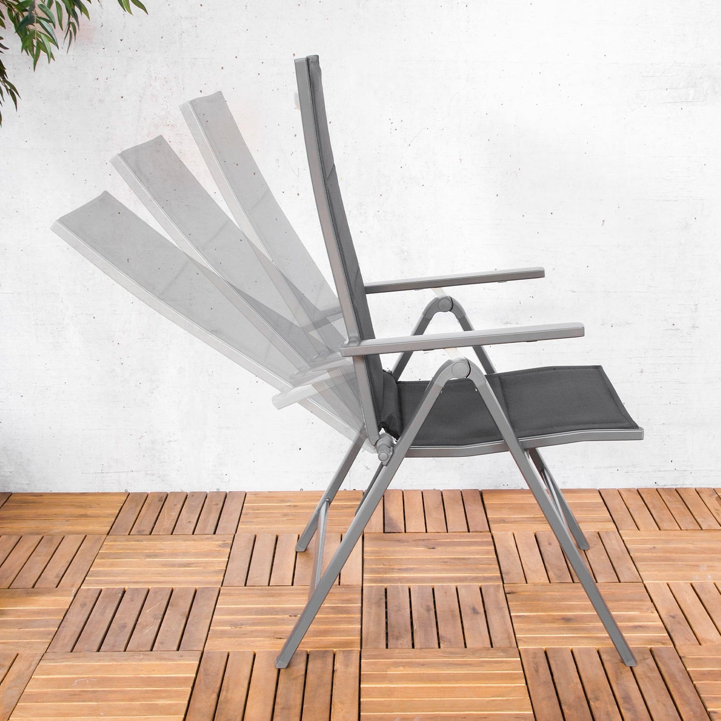 Tuinstoel Parma | Zwart