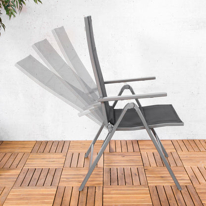 Tuinstoel Parma | Zwart