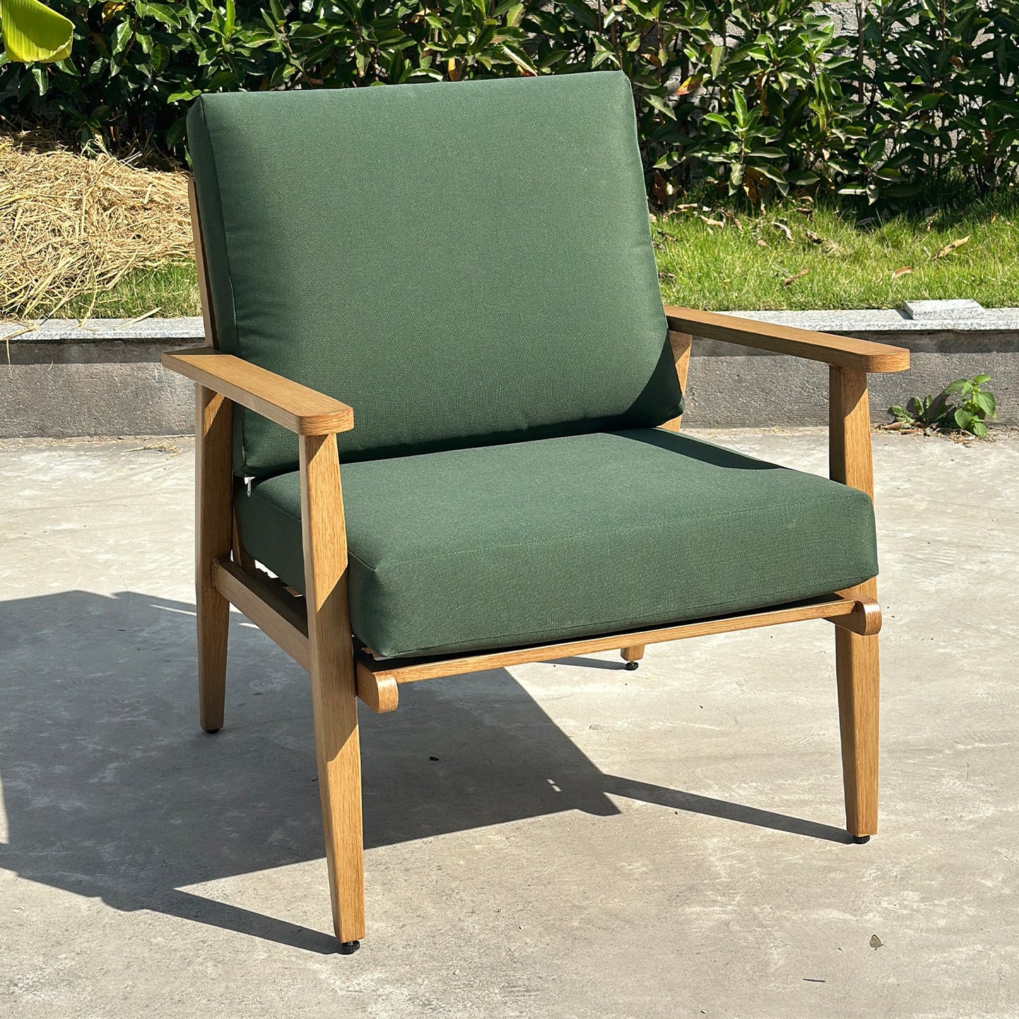 Loungestoel Porto | Naturel Groen