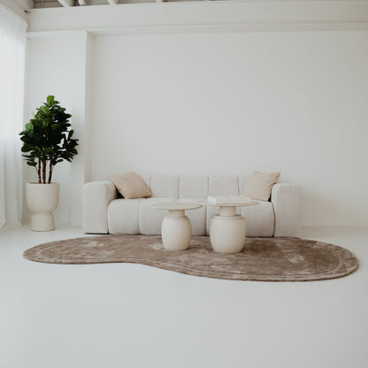 Vloerkleed Mody | Taupe | 160x230 cm
