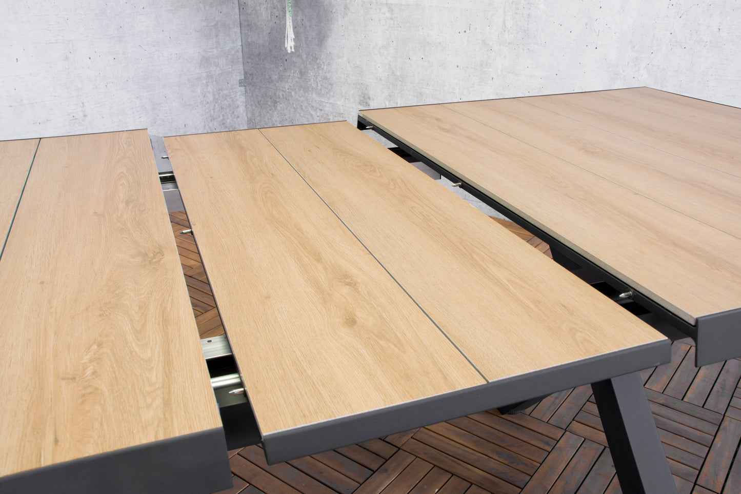 Tuintafel Venetië | Teakkleur Keramisch | Uitschuifbaar